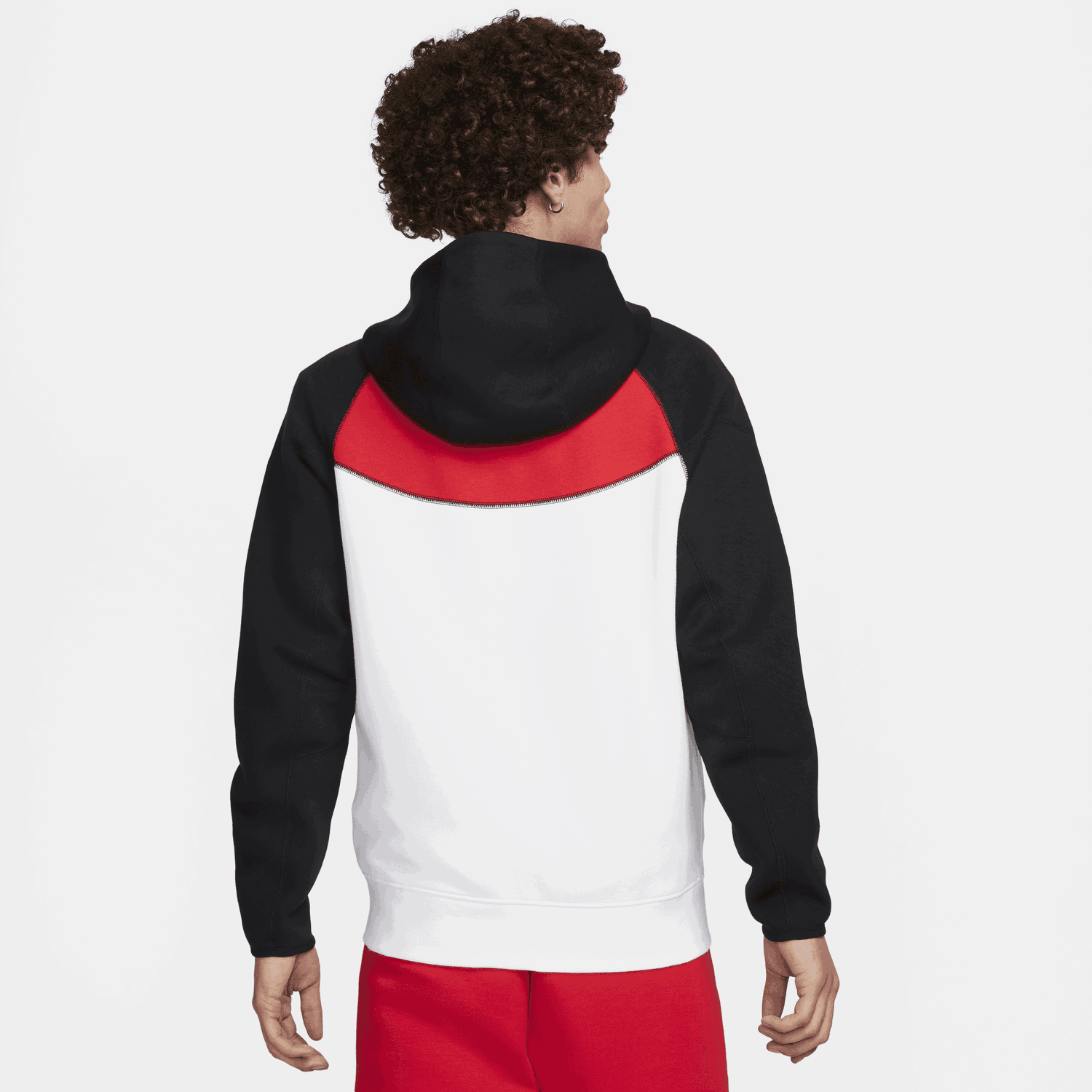 Ветровка Nike Sportswear Tech Fleece Windrunner Червено | FZ4709-100, 1