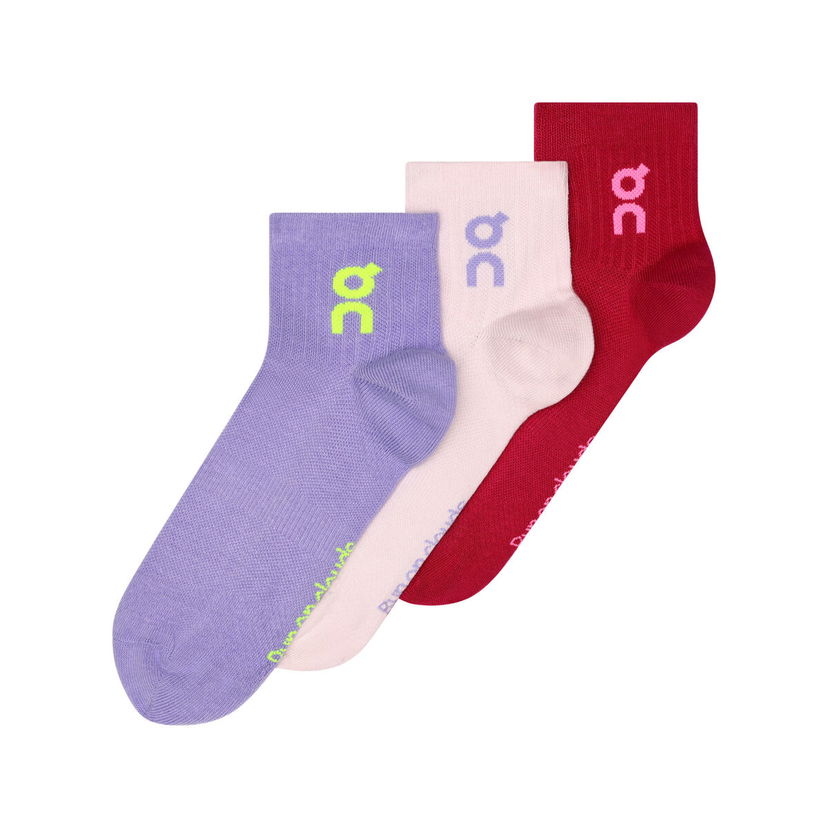 Чорапи On Running Logo Sock Mid 3-Pack Многоцветен | 2UF10523891