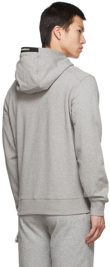 Суитчър C.P. Company Diagonal Raised Fleece Pullover Hoodie Черно | 12CMSS023A005086W, 2
