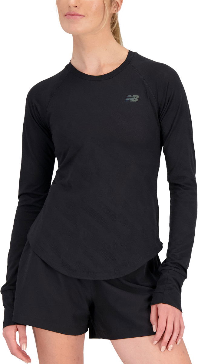 Тениска New Balance Tee Q Speed Черно | wt31282-bk, 0