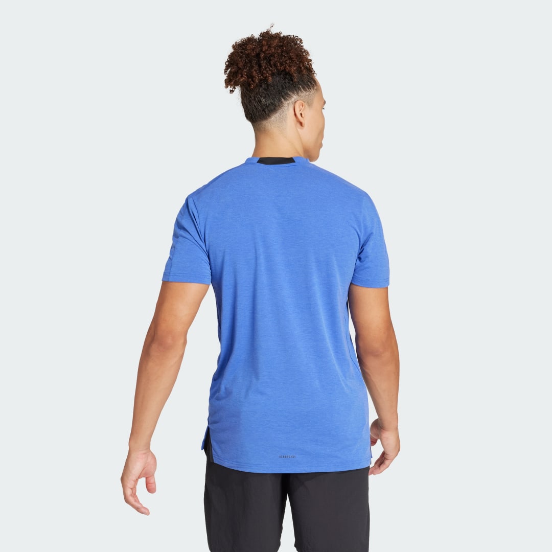 Тениска adidas Performance Designed for Training Workout T-Shirt Синьо | IS3816, 1