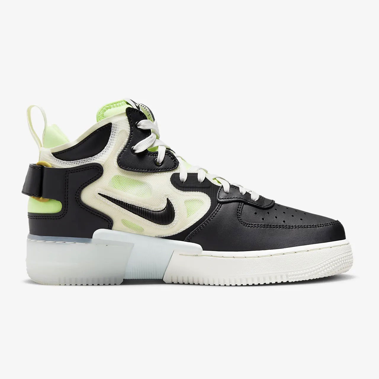 Кецове и обувки Nike Air Force 1 Mid React Черно | DQ1872-100, 0