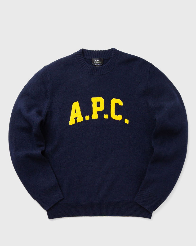 Суитчър A.P.C. PULL JOSHUA Тъмно синьо | WVBDK-M23365-IAK