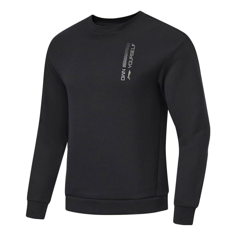 Суитчър Li-Ning Graphic Training Sweatshirt Черно | AWDT791-1