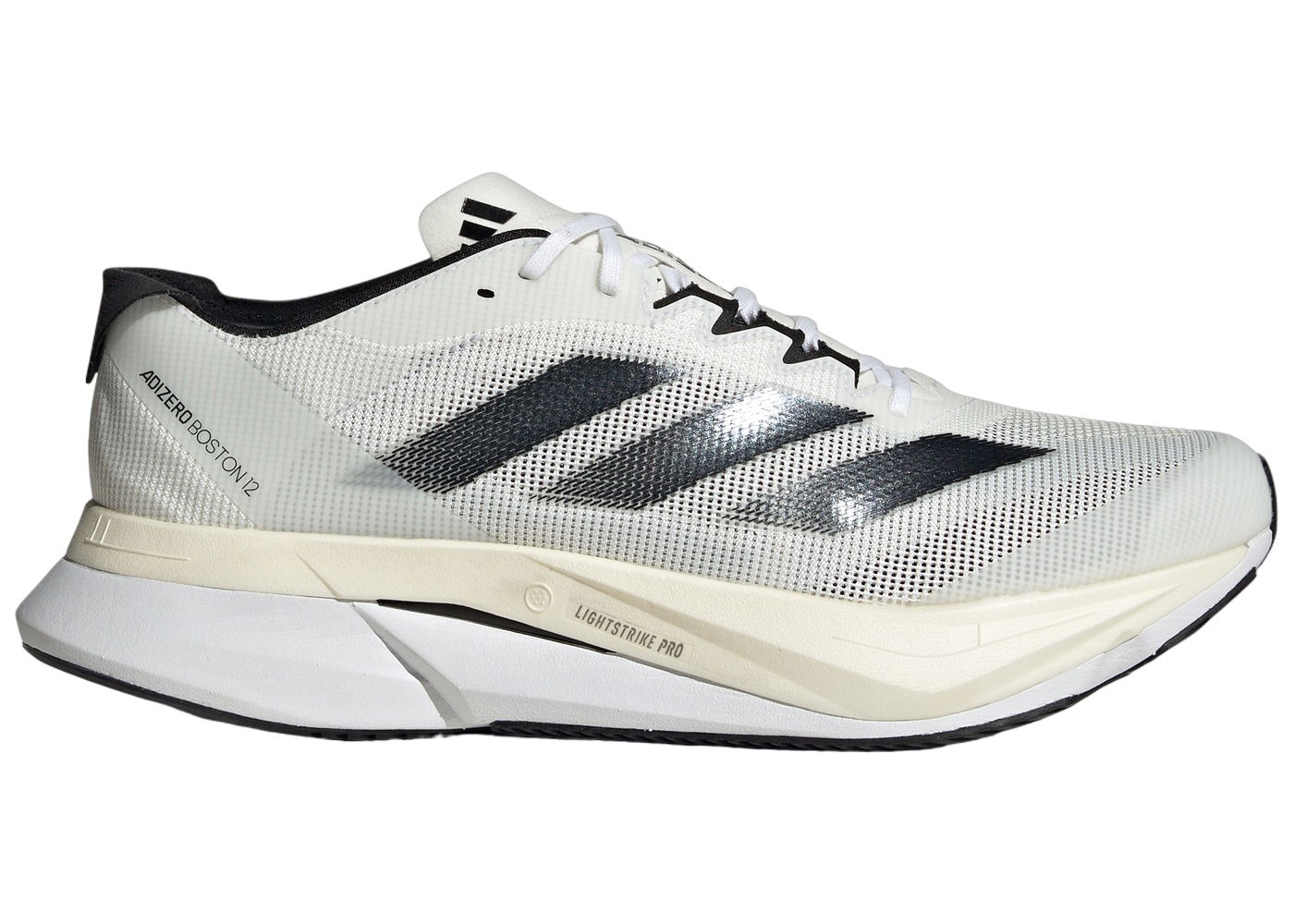 Кецове и обувки adidas Originals adidas Adizero Boston 12 Cloud White Core Black Night Metallic Сиво | ID4236, 0