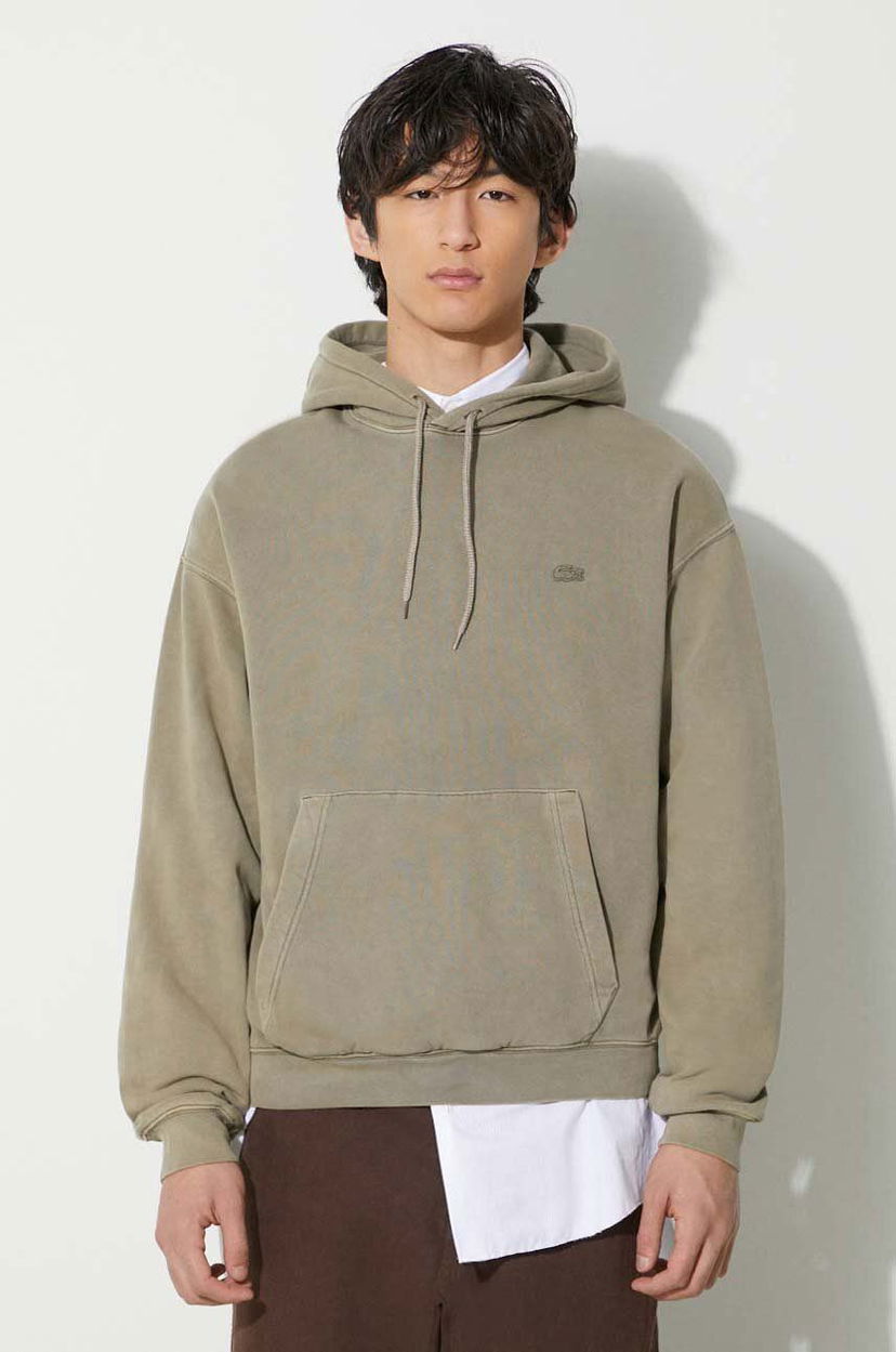 Суитчър Lacoste Hoodie Бежово | SH3452