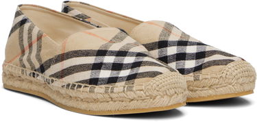 Облекло Burberry Burberry Check Mews Espadrilles Бежово | 8109235, 3