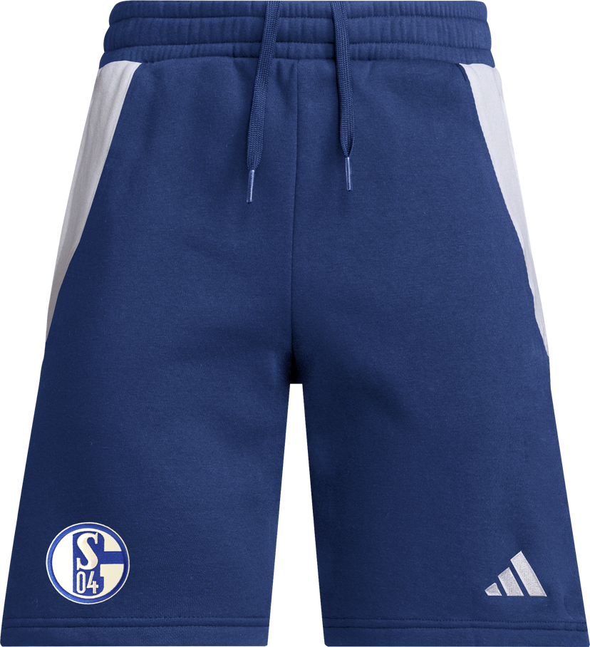 Къси панталони adidas Originals FC Schalke 04 Fleece Drawstring Side Stripe Shorts Синьо | 5s04is1004