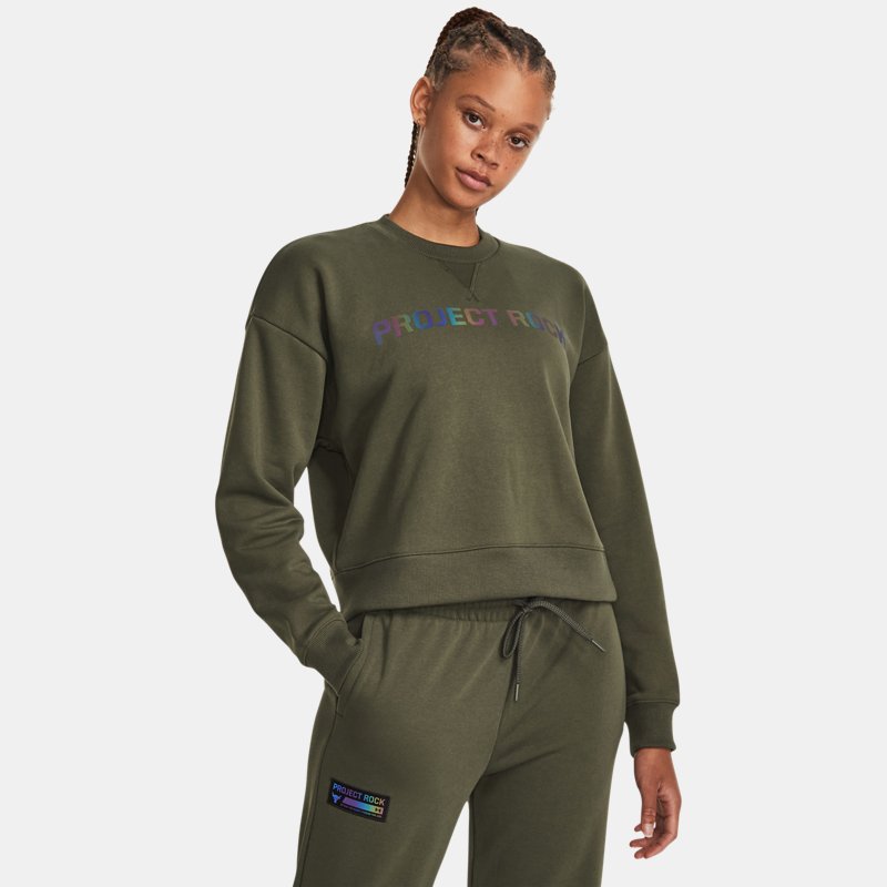 Пуловер Under Armour Crewneck Зелено | 1380195-390, 0