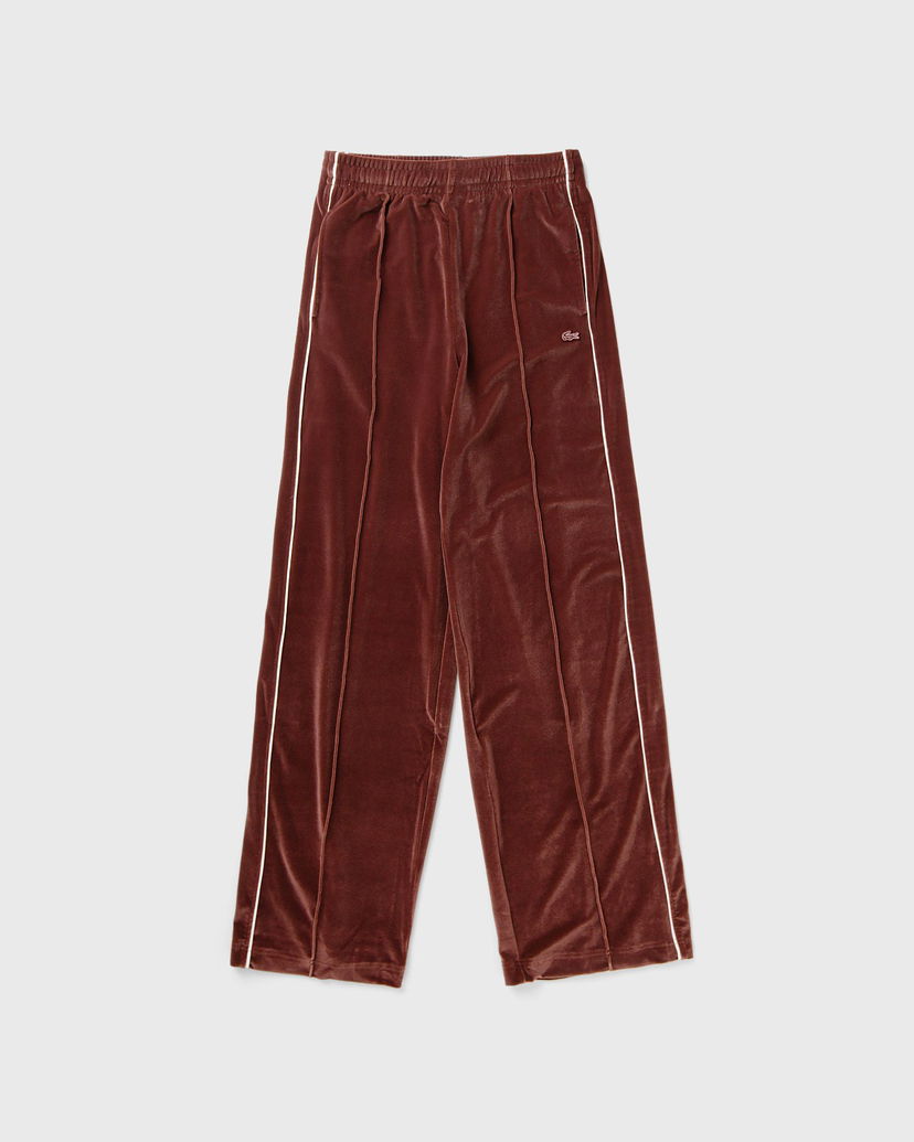 Спортни панталони Lacoste Brown Velvet Track Pants Кафяво | XF2650-ICR