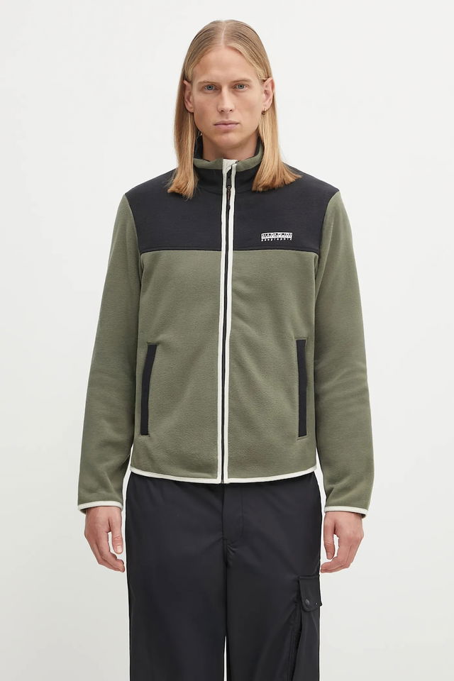 T-Dergana Patterned Full-Zip Fleece Jacket