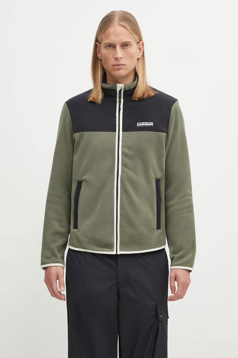 Суитчър Napapijri T-Dergana Patterned Full-Zip Fleece Jacket Многоцветен | NP0A88V1G0A1