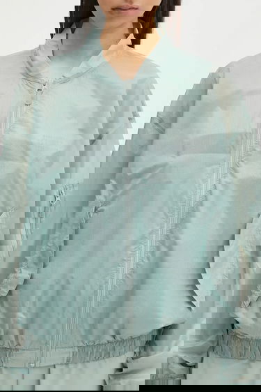 Яке бомбър Maison Margiela MM6 Maison Margiela x Salomon Transitional Translucent Bomber Jacket Тюркоазено | S52AM0327, 3