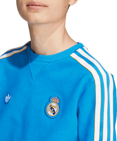 Суитчър adidas Originals Real Madrid Icon Crew Sweatshirt Синьо | jy1084, 2