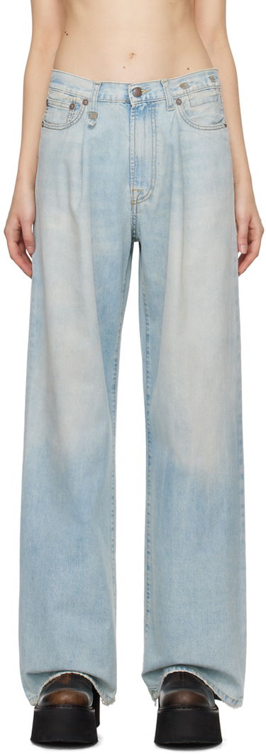 Дънки R13 R13 Damon Pleated Jeans Синьо | R13W3147-897A, 0