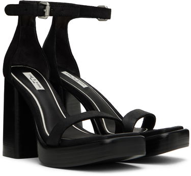 Pокля rag & bone rag & bone Matrix Heeled Suede Sandals Черно | WFF22HF019MX19, 3