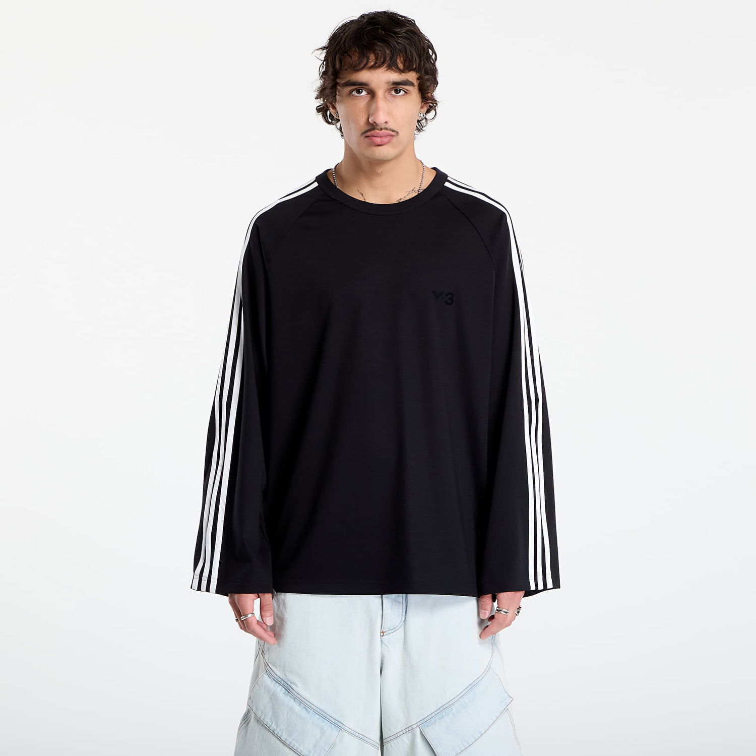 Тениска Y-3 Y-3 Wire Long Sleeve T-Shirt Черно | JW7351, 0