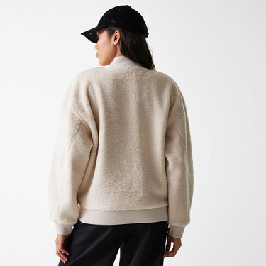 Яке бомбър New Era New Era MLB Sherpa Bomber Jacket NY Yankees Бежово | 60684447, 2