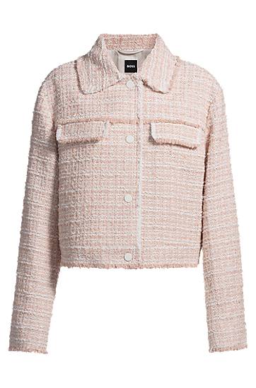 Яке BOSS Tweed Jacket Розово | 50537976, 0