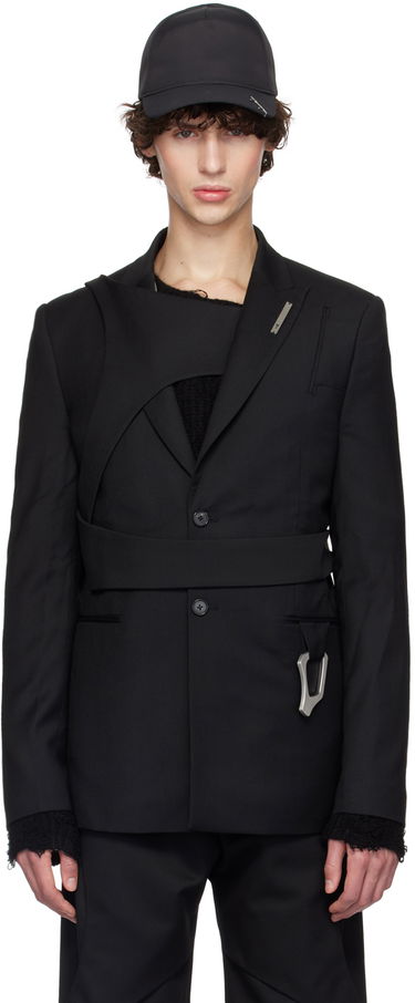 Шапка с козирка HELIOT EMIL Integrated Harness Blazer Черно | HE_M_04_008_W05_BLK01, 0