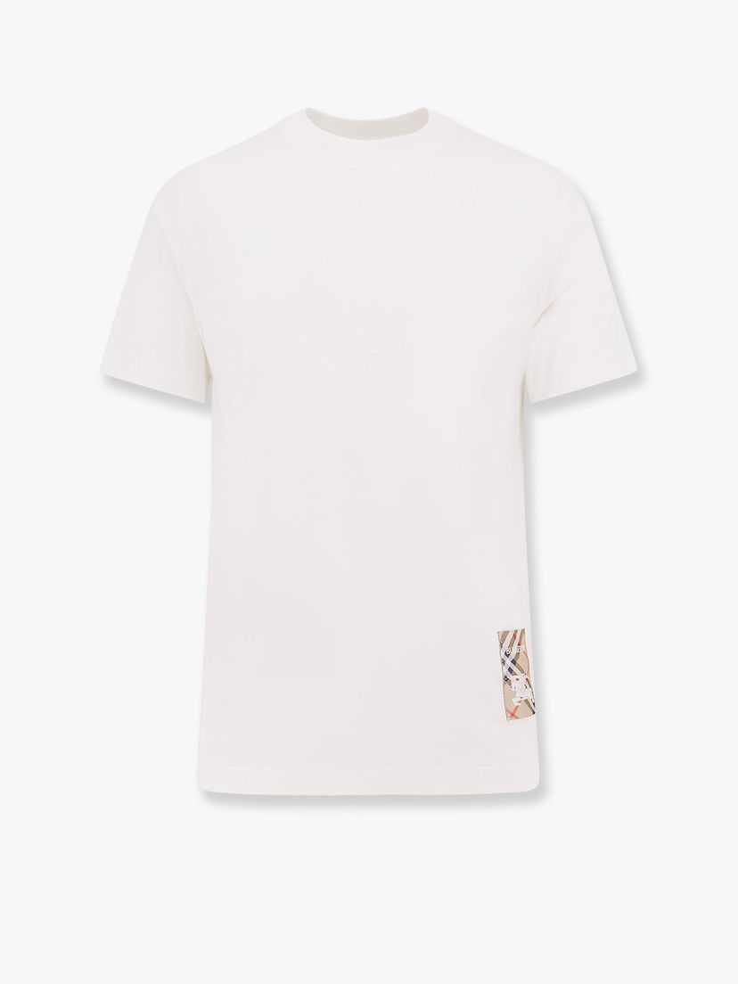 Тениска Burberry White Short Sleeve T-Shirt with Pocket Бяло | 8102254B7078