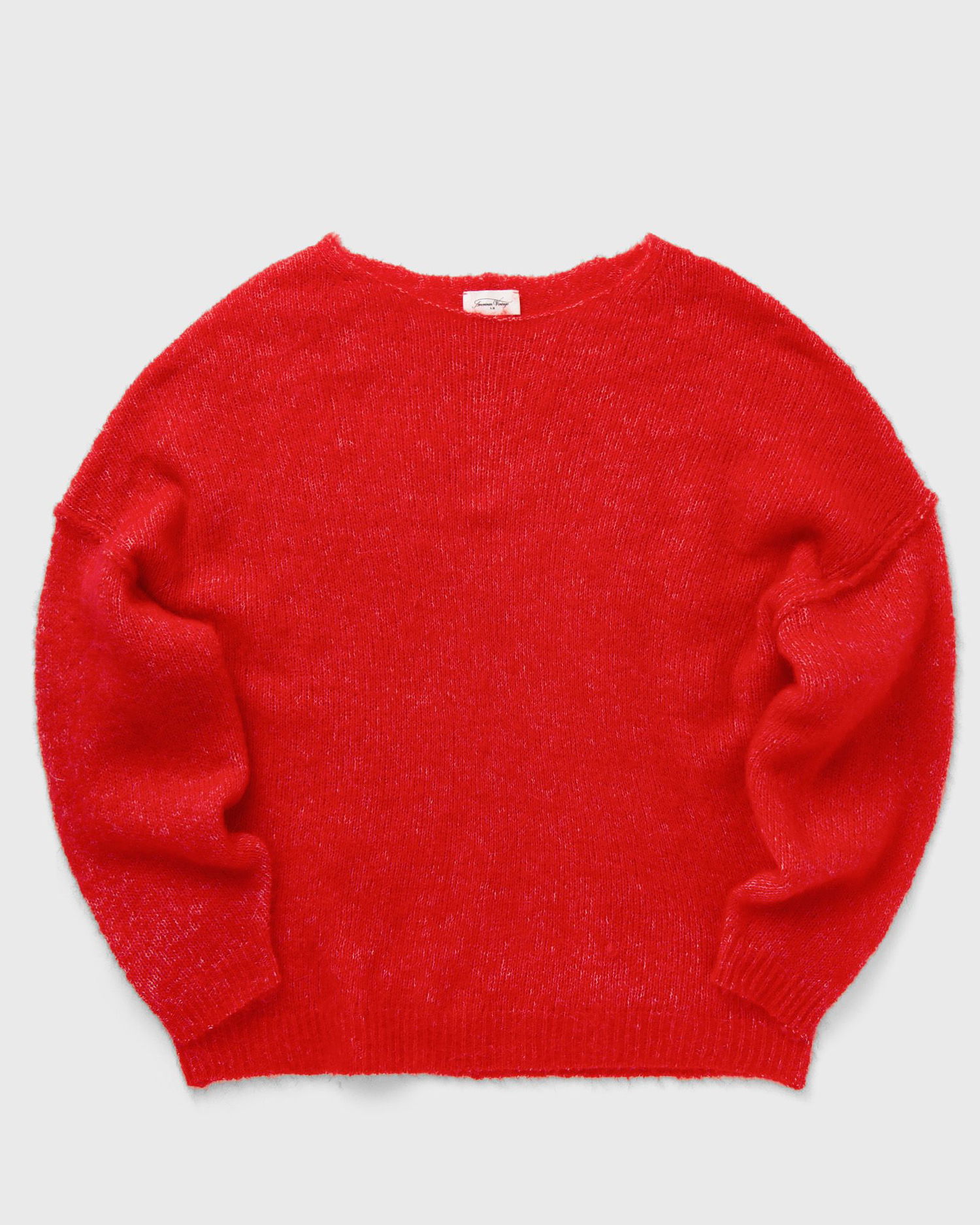 Пуловер American Vintage YANBAY Crewneck Pullover Червено | YAN18DH24-FLAMENCO-CHINE, 0