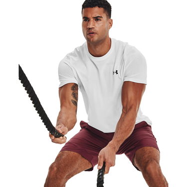 Тениска Under Armour Seamless Short Sleeve Training T-Shirt Бяло | 1361131-100, 4