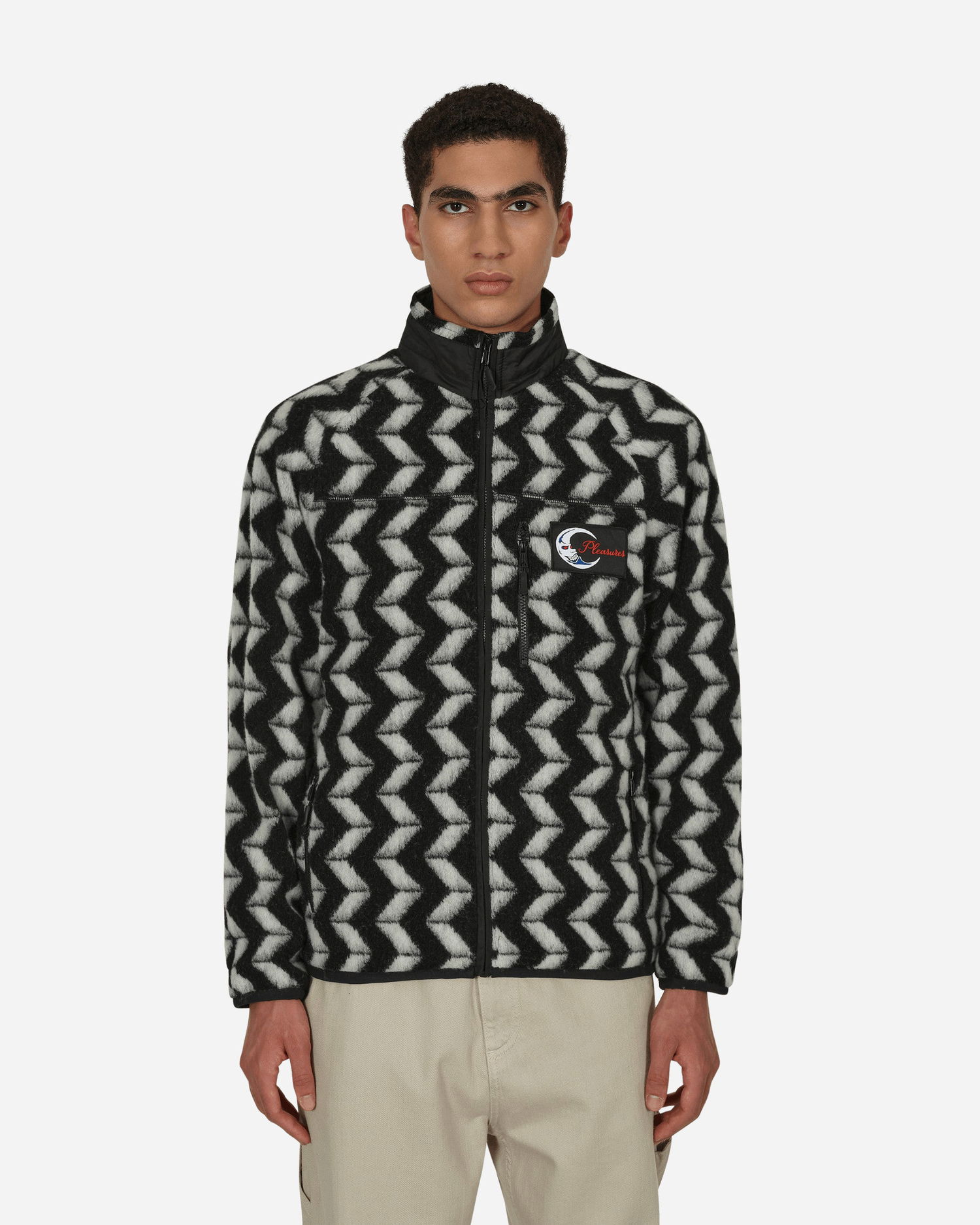 Яке Pleasures Drifter Fuzzy Jacket Черно | P22F011 BLACK, 0