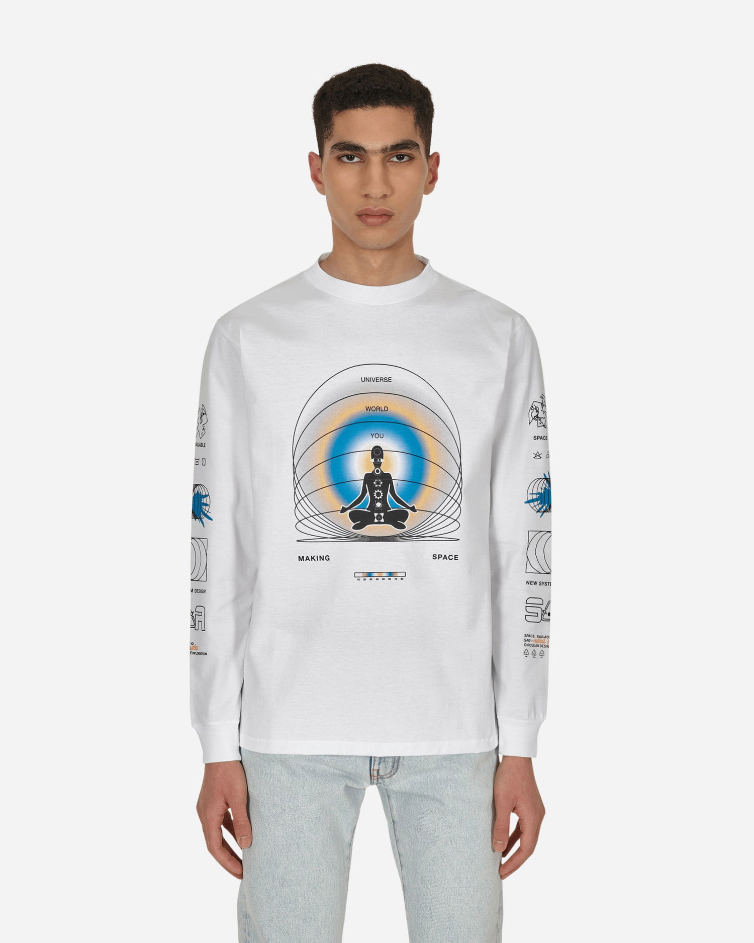 Тениска Space Available Oneness T-Shirt Бяло | SA-OT002-WHT WHITE, 0