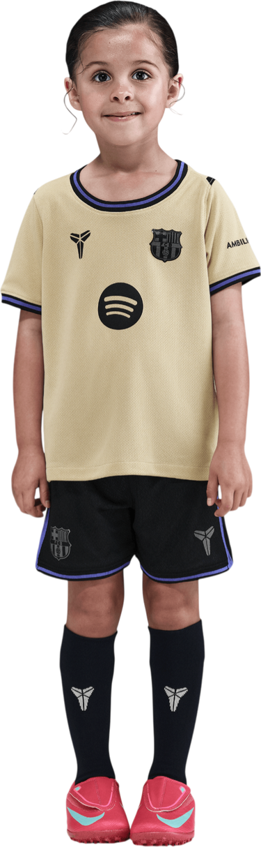 Фланелка Nike FC Barcelona Dri-FIT Minikit Away Jersey Set 2025/26 Жълто | hj5618-784, 3