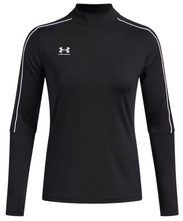 Тениска Under Armour Challenger Midlayer Mock Neck Long-Sleeve Top with Piping Detail and Thumbholes Черно | 6004072-001, 2