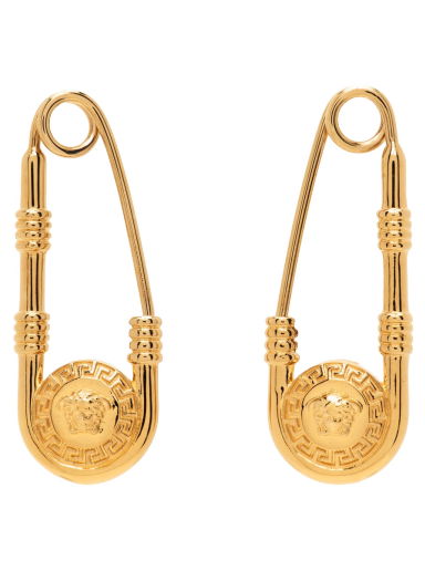 Обеци Versace Safety Pin Earrings Бежово | 1004827_1A00620