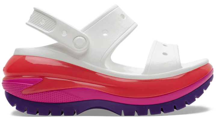 Кецове и обувки Crocs Mega Crush Sandals "White" Бяло | 207989-94S, 0