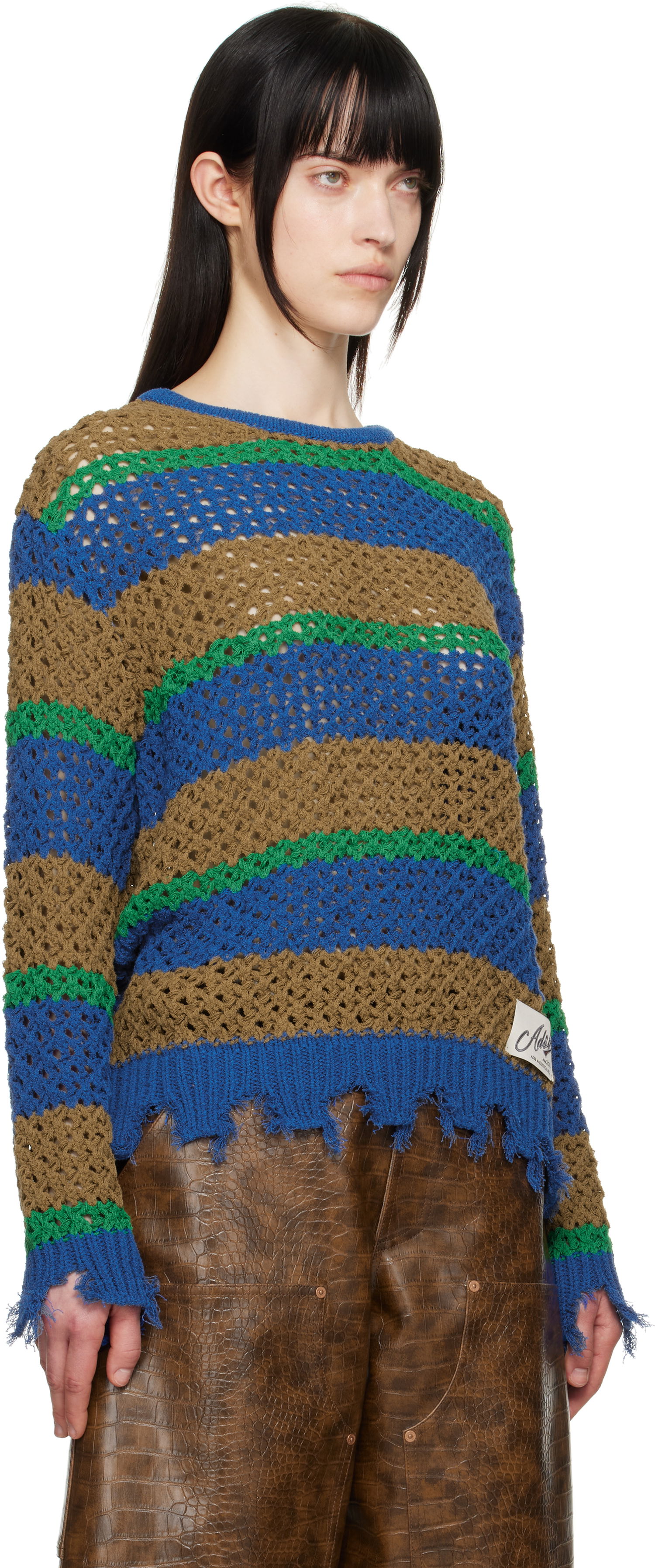 Пуловер Andersson Bell Andersson Bell Damaged Stripe Knit Sweater Многоцветен | atb1239u, 1