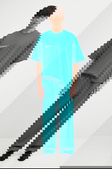 Тениска PANGAIA Pangaia DNA Oversized T-Shirt Зелено | 10002572, 7