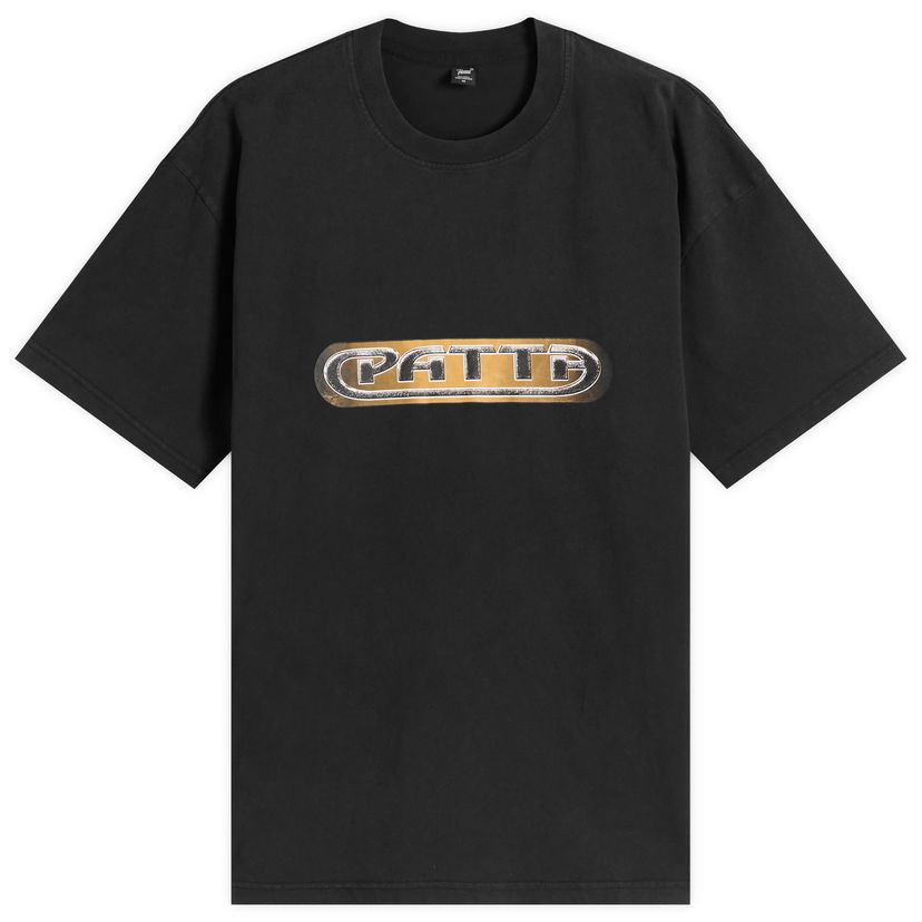 Тениска Patta Patta Gilded Acid Washed T-Shirt, Size X-Small Черно | POC-AW25-1000-294-0013-001