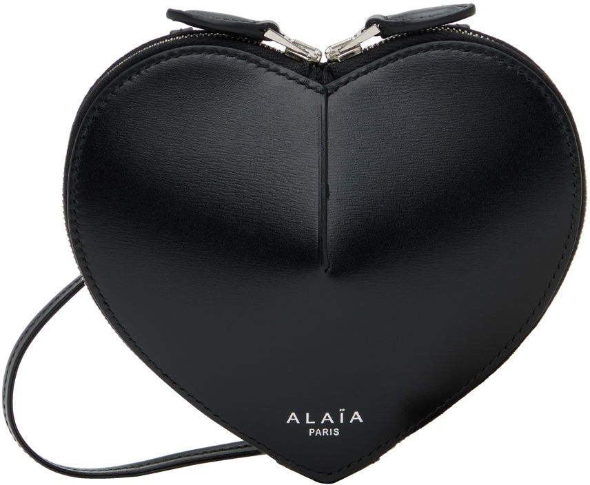 Дамска чанта Alaïa Mini Heart Shaped Coin Pouch Черно | AA1P040C0Y75, 0