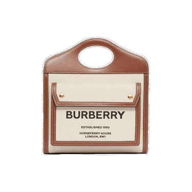 Дамска чанта Burberry Mini Pocket Bag Кафяво | 8039361, 0