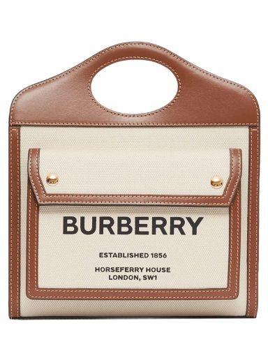 Дамска чанта Burberry Mini Pocket Bag Кафяво | 8039361