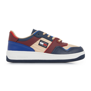 Кецове и обувки Tommy Hilfiger Retro Basket Warm Lined Bleu/bordeaux Многоцветен | EM0EM01074C87, 0