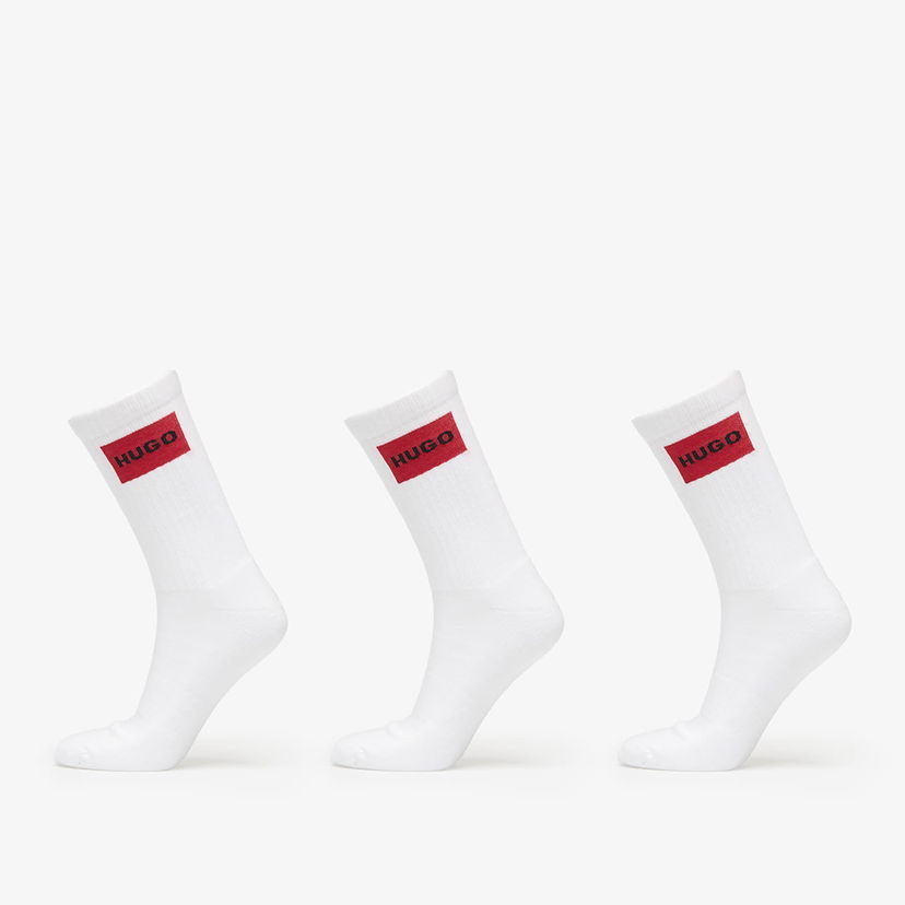 Бельо и чорапи BOSS Hugo Men-H-3-Pack Qs Rib Label Cc White Бяло | 50531515-100