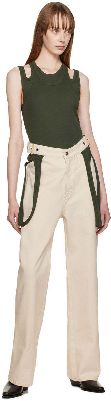 Потник Dion Lee Double Loop Tank Top Зелено | C3053F22, 3
