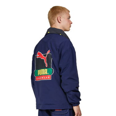 Яке Puma Butter Goods Lightweight Pop Over Top Тъмно синьо | 534055-84, 2