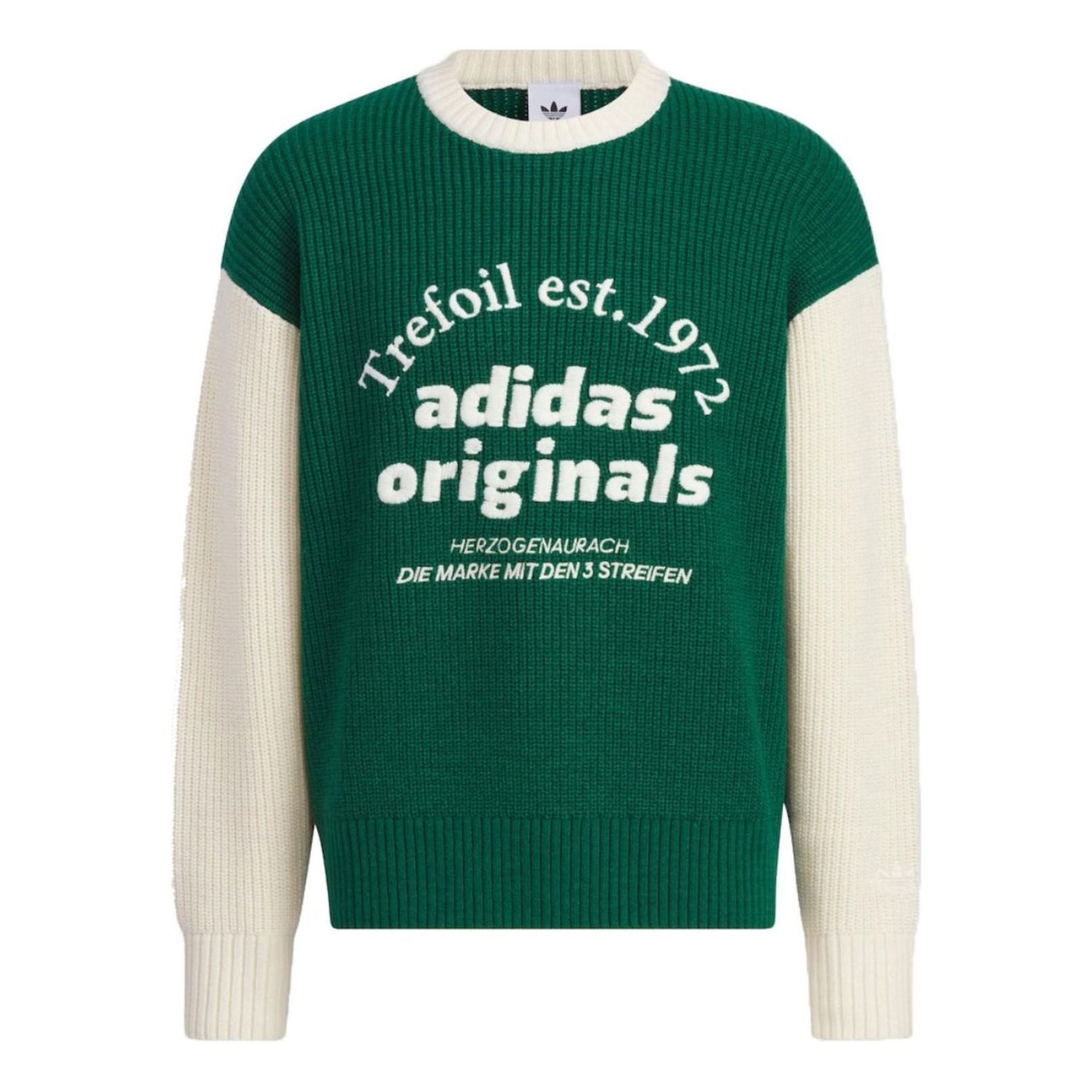 Пуловер adidas Originals Classic Sports Sweater Зелено | IW6288, 0