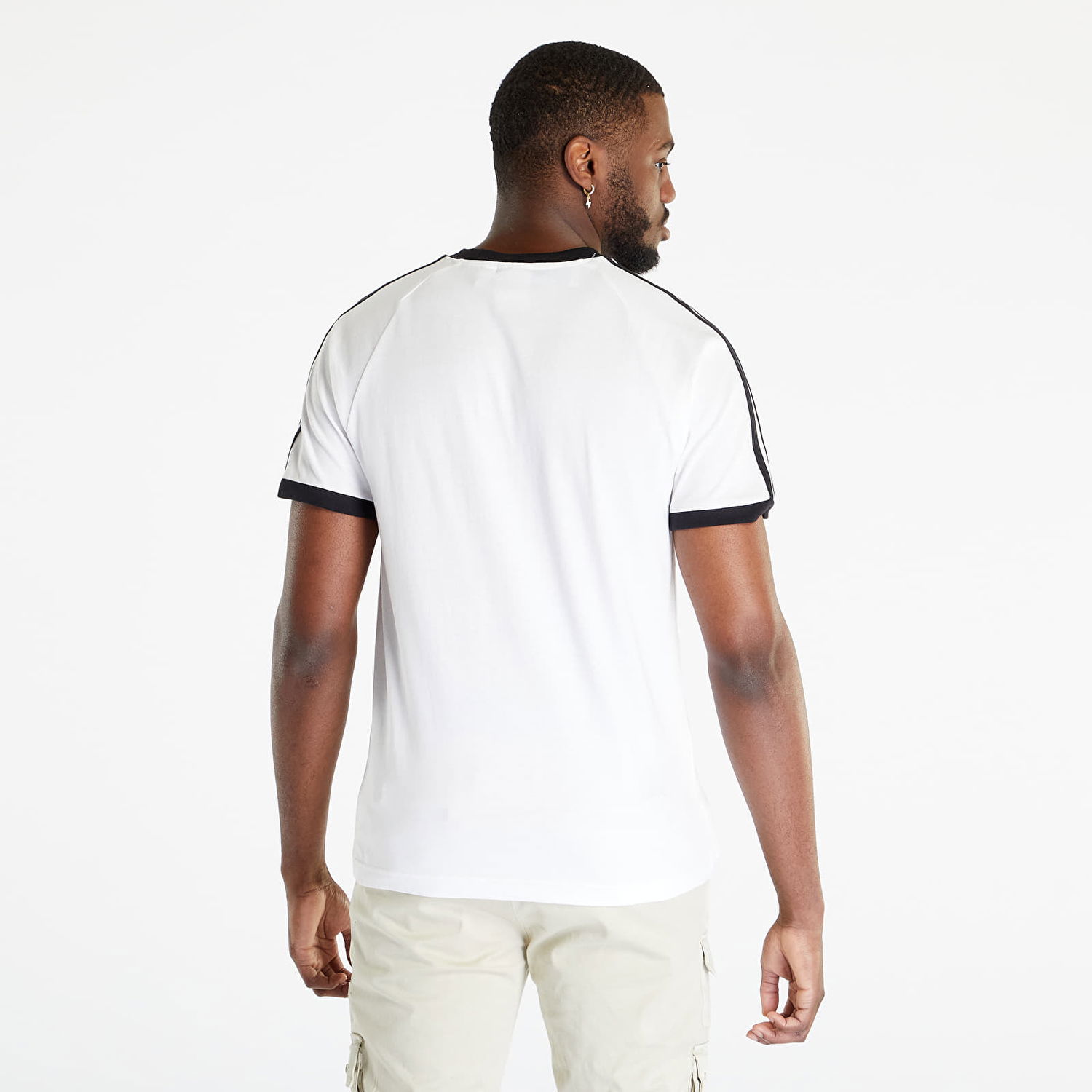 Тениска adidas Originals 3 Stripe Tee Бяло | IA4846, 1