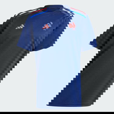 Тениска adidas Performance France Rugby Home Supporter Тъмно синьо | JG8213, 3
