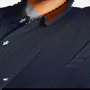 Поло тениска Tommy Hilfiger Tommy Hilfiger 1985 Cotton-Blend Polo Shirt Тъмно синьо | MW0MW20183DW5, 0