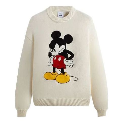 Пуловер KITH KITH x Disney Mickey & Friends Crewneck Sweater Бяло | KHM031716-104