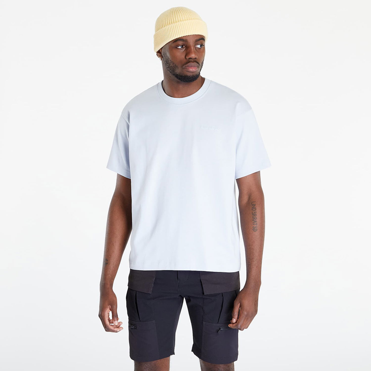 Потник adidas Originals Pharrell Williams Basics Tee Синьо | HS4836, 0