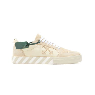Кецове и обувки Off-White Low Vulcanised Canvas Suede Sneaker Бежово | OMIA085S22LEA0016161, 0